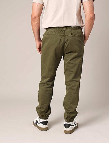 Pantalon décontracté en coton avec taille élastiquée 'Deeluxe'