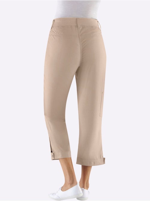 Pantalon décontracté en qualité extensible avec poches pratiques - taille courte - witt - Kiabi Pantalon décontracté en qualité extensible avec poches pratiques - taille courte - witt - Kiabi
