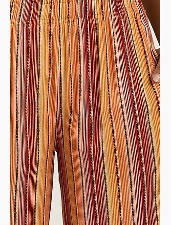Pantalon décontracté imprimé à jambes larges hiccup