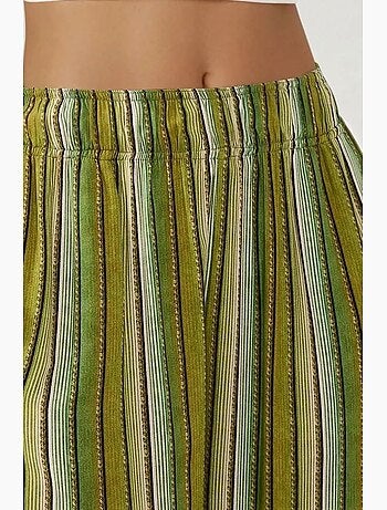 Pantalon décontracté imprimé à jambes larges hiccup