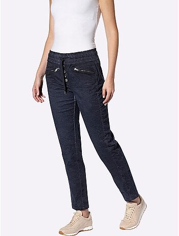 Pantalon Slim Effet Délavé - Taille Standard - Helline
