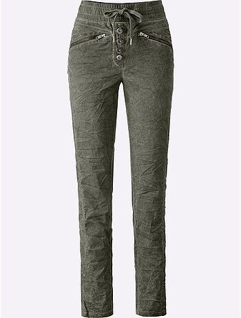 Pantalon Slim Effet Délavé - Taille Standard - Helline