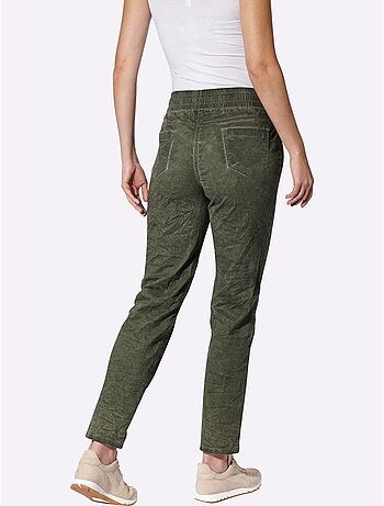 Pantalon Slim Effet Délavé - Taille Standard - Helline