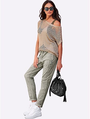 Pantalon délavage > tendance - taille standard - helline