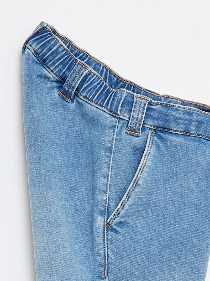 Pantalon denim - collection facile à enfiler Bleu - Kiabi
