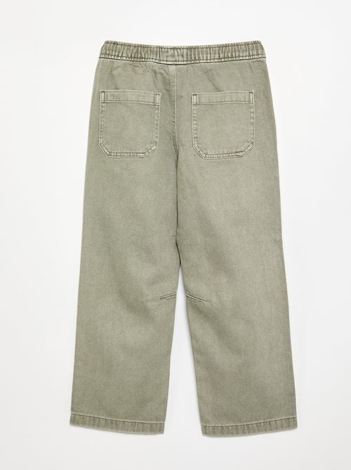 Pantalon denim - coupe confortable - Kiabi