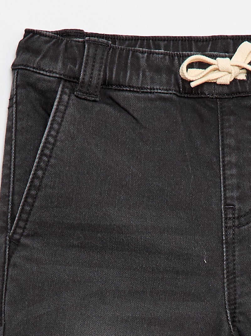 Pantalon denim -  Facile à enfiler Gris - Kiabi