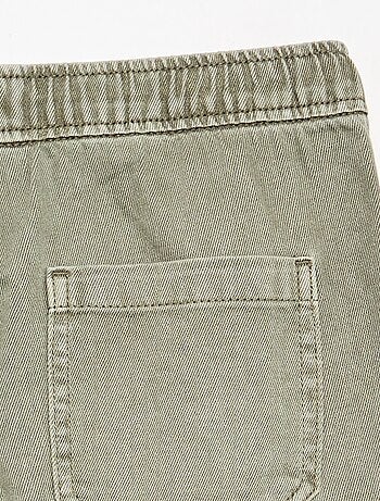 Pantalon denim avec taille élastiquée
