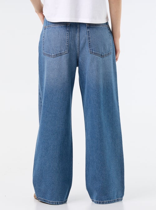 Pantalon denim baggy - Kiabi Pantalon denim baggy - Kiabi