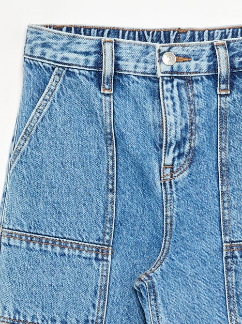 Pantalon denim baggy - Kiabi
