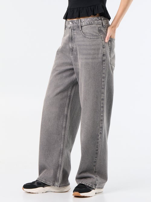 Pantalon denim baggy - Kiabi Pantalon denim baggy - Kiabi