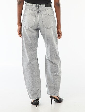 Pantalon denim balloon en coton