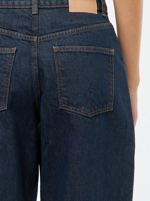 Pantalon denim barrel fit - Kiabi