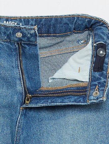 Pantalon denim coupe baggy