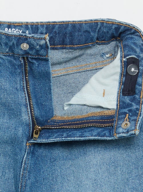 Pantalon denim coupe baggy - Kiabi