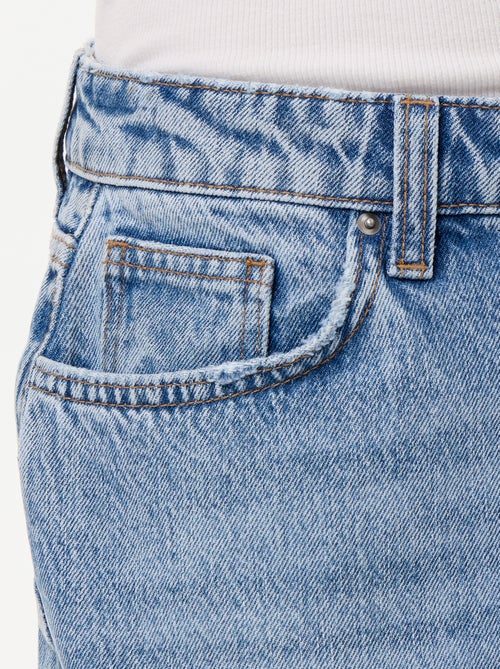 Pantalon denim coupe baggy - Kiabi