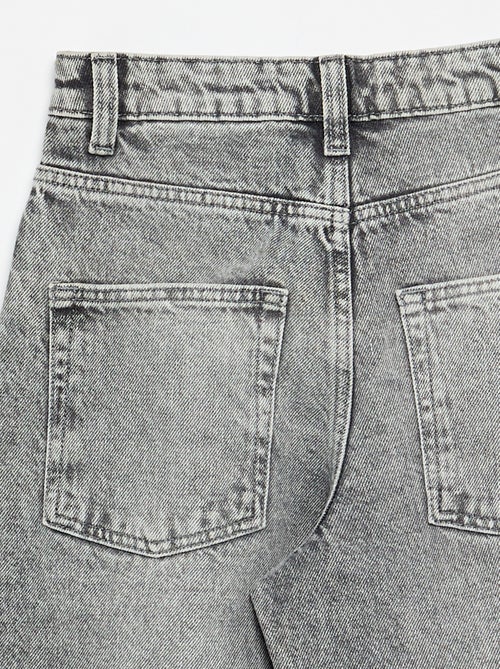 Pantalon denim coupe baggy - Kiabi