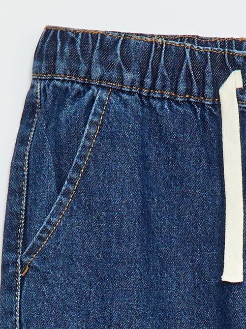 Pantalon denim coupe jogger - Kiabi Pantalon denim coupe jogger - Kiabi