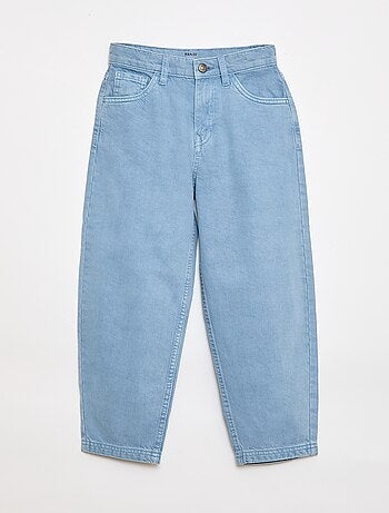 Pantalon denim coupe large balloon