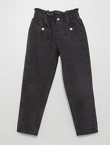 Pantalon denim coupe mom