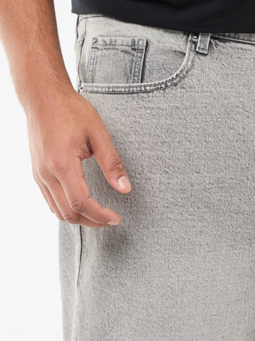 Pantalon denim coupe relaxed fit - Kiabi Pantalon denim coupe relaxed fit - Kiabi