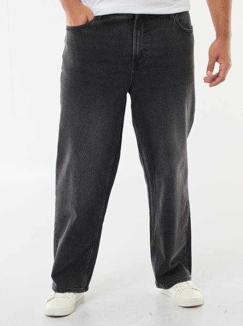Pantalon denim coupe relaxed fit - Kiabi Pantalon denim coupe relaxed fit - Kiabi