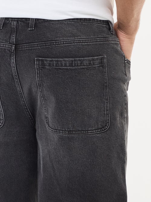 Pantalon denim coupe relaxed fit - Kiabi Pantalon denim coupe relaxed fit - Kiabi