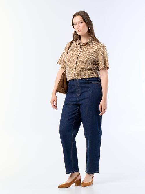 Pantalon denim coupe straight - Kiabi Pantalon denim coupe straight - Kiabi