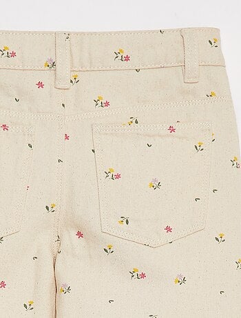 Pantalon denim cropped