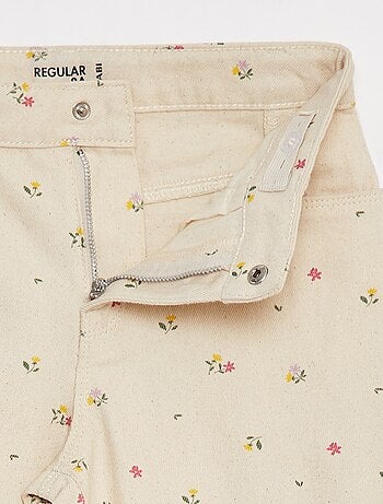 Pantalon denim cropped