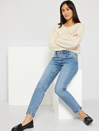 Pantalon denim découpe western éco-conçu