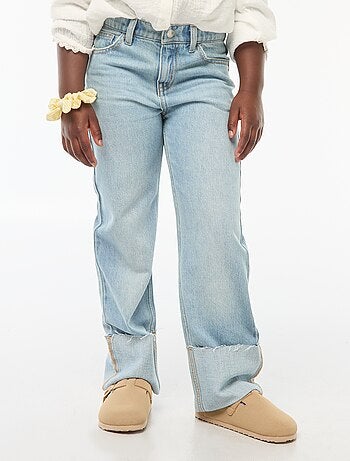 Pantalon denim effet destroy