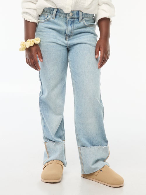 Pantalon denim effet destroy - Kiabi