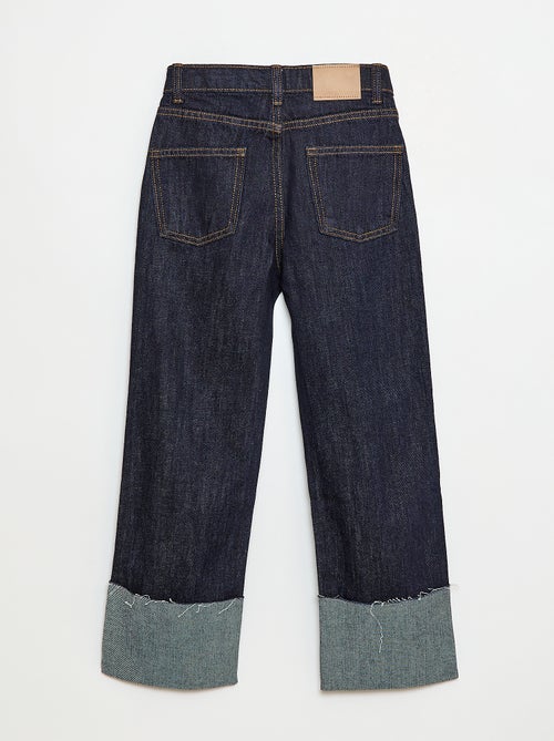 Pantalon denim effet destroy - Kiabi