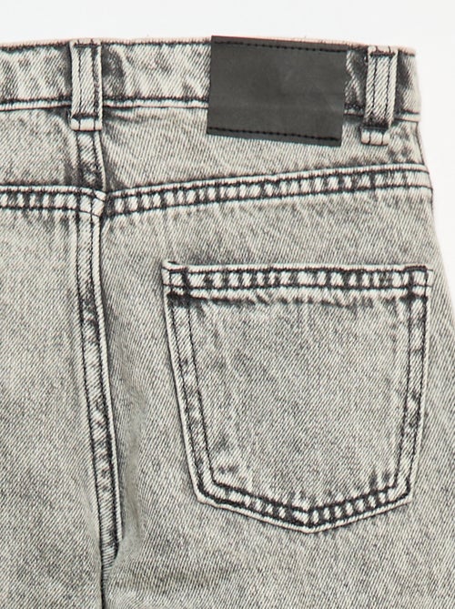 Pantalon denim effet destroy - Kiabi