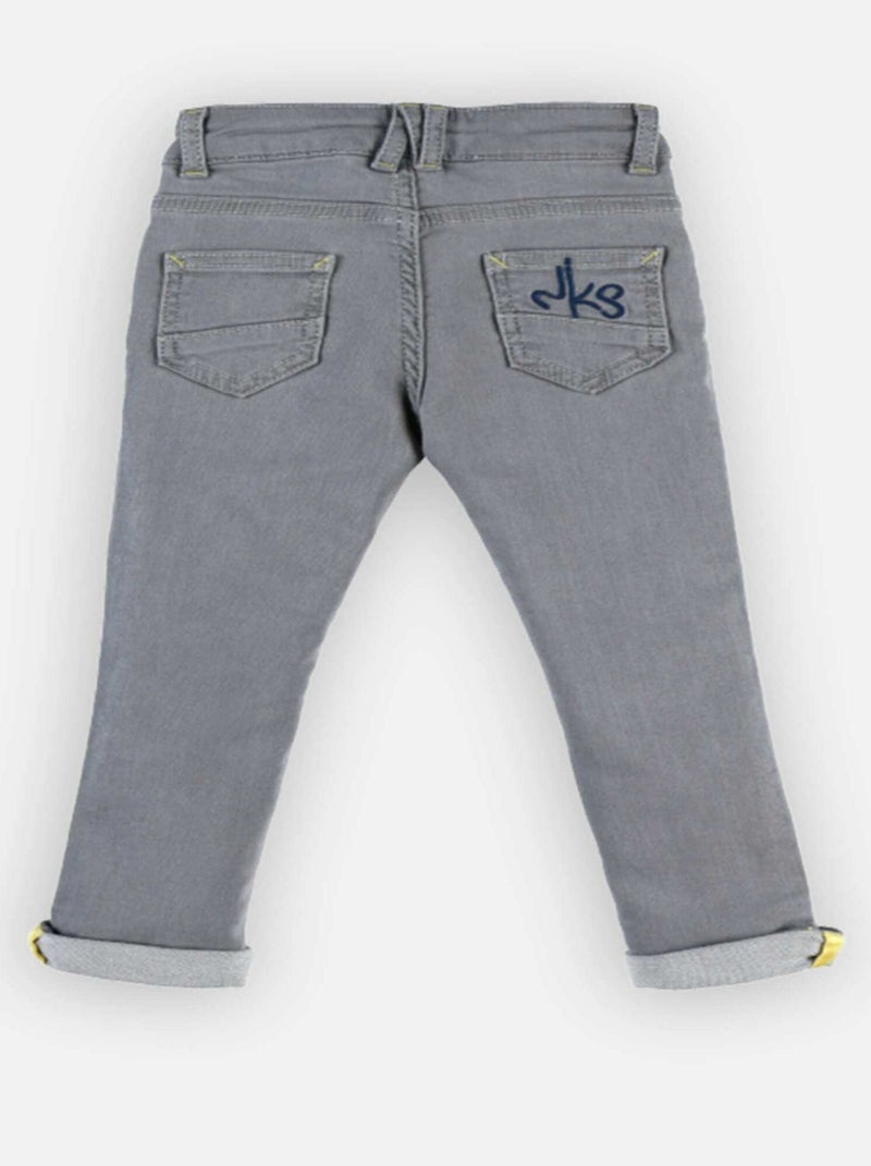 Pantalon denim, Gris - Kiabi