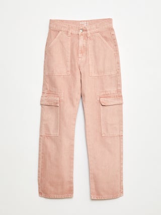 Pantalon denim multipoches