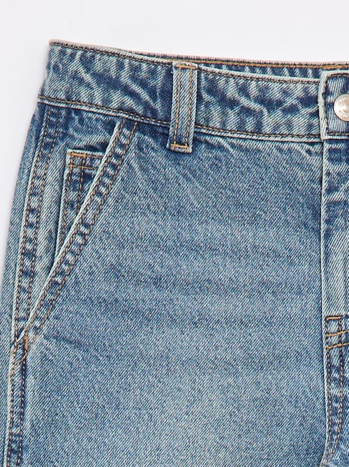 Pantalon denim relaxed fit - Kiabi