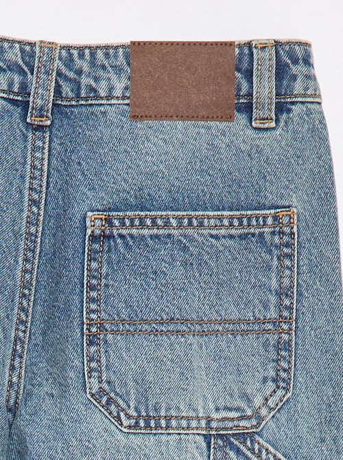 Pantalon denim relaxed fit - Kiabi