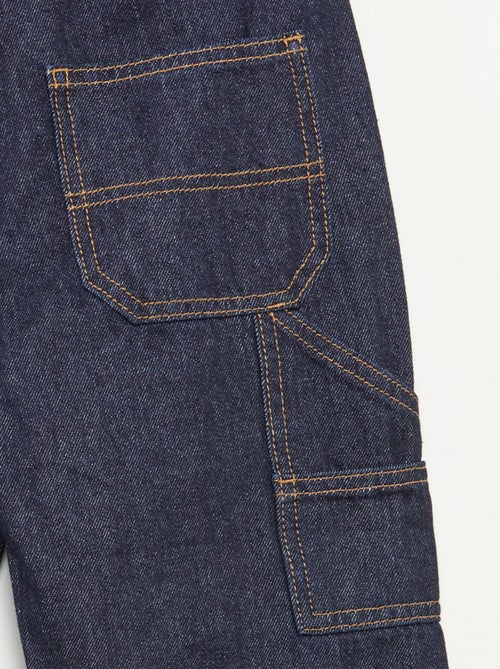 Pantalon denim relaxed fit - Kiabi