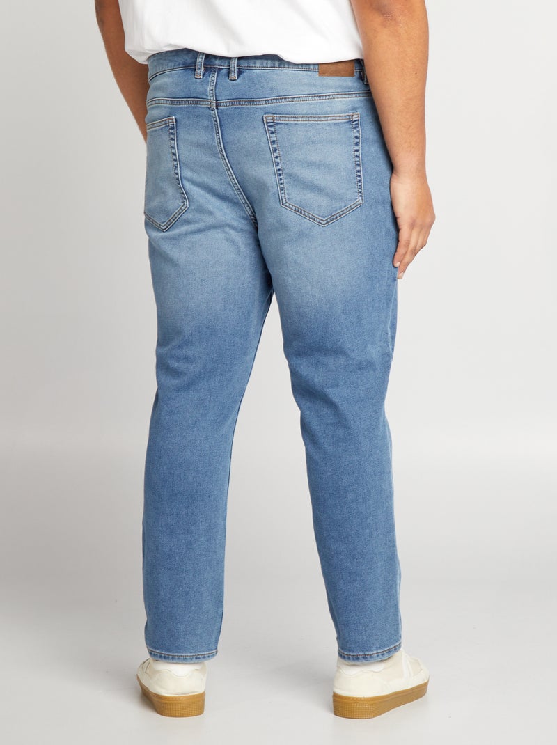 Pantalon denim slim fit BLEU - Kiabi
