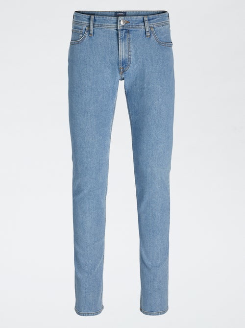 Pantalon denim slim 'JJ rebel' en coton - Kiabi