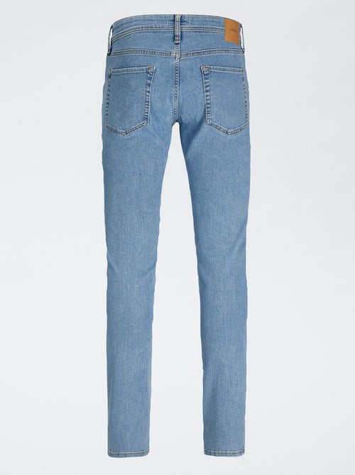 Pantalon denim slim 'JJ rebel' en coton - Kiabi