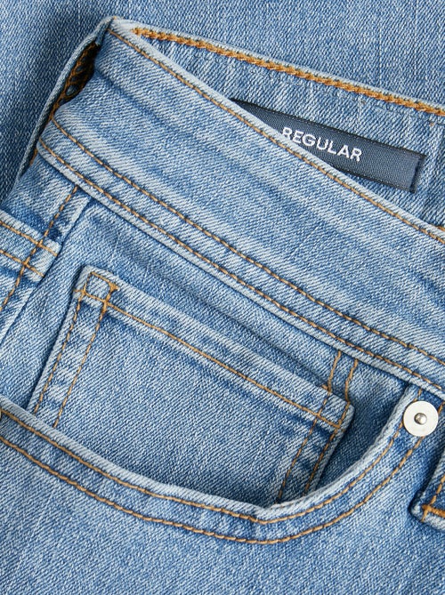 Pantalon denim slim 'JJ rebel' en coton - Kiabi