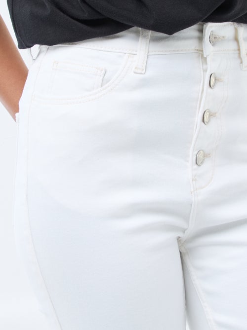 Pantalon denim stretch super skinny en coton - Kiabi