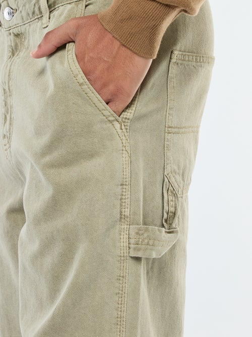 Pantalon denim style Carpenter - Kiabi