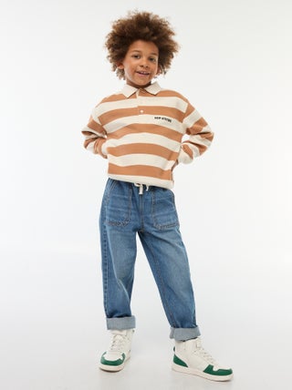 Pantalon denim style jogging