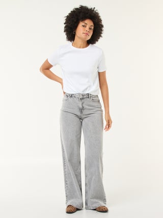 Pantalon denim wide leg - L28