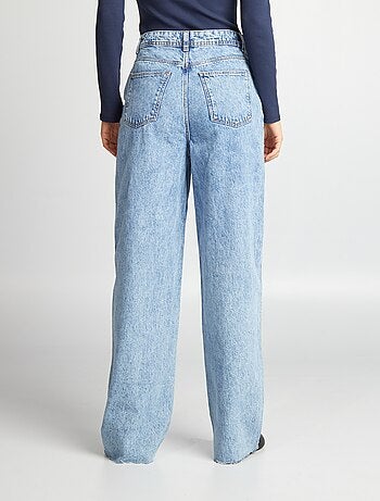 Pantalon Jean Large Femme