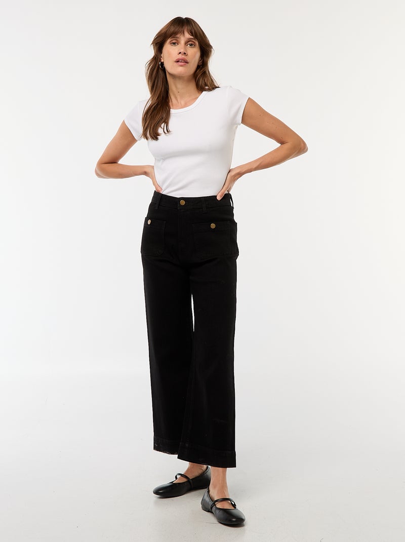 Carré Noir Plaid Wide Leg Pants 7567 main image 1